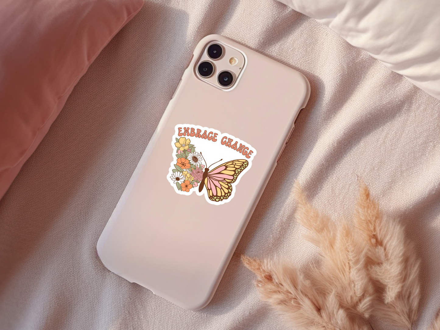 Embrace Change Butterfly Sticker