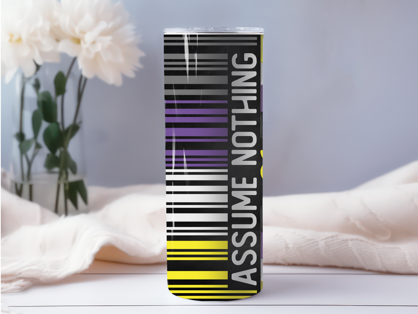 Assume Nothing_NB 20oz Tumbler