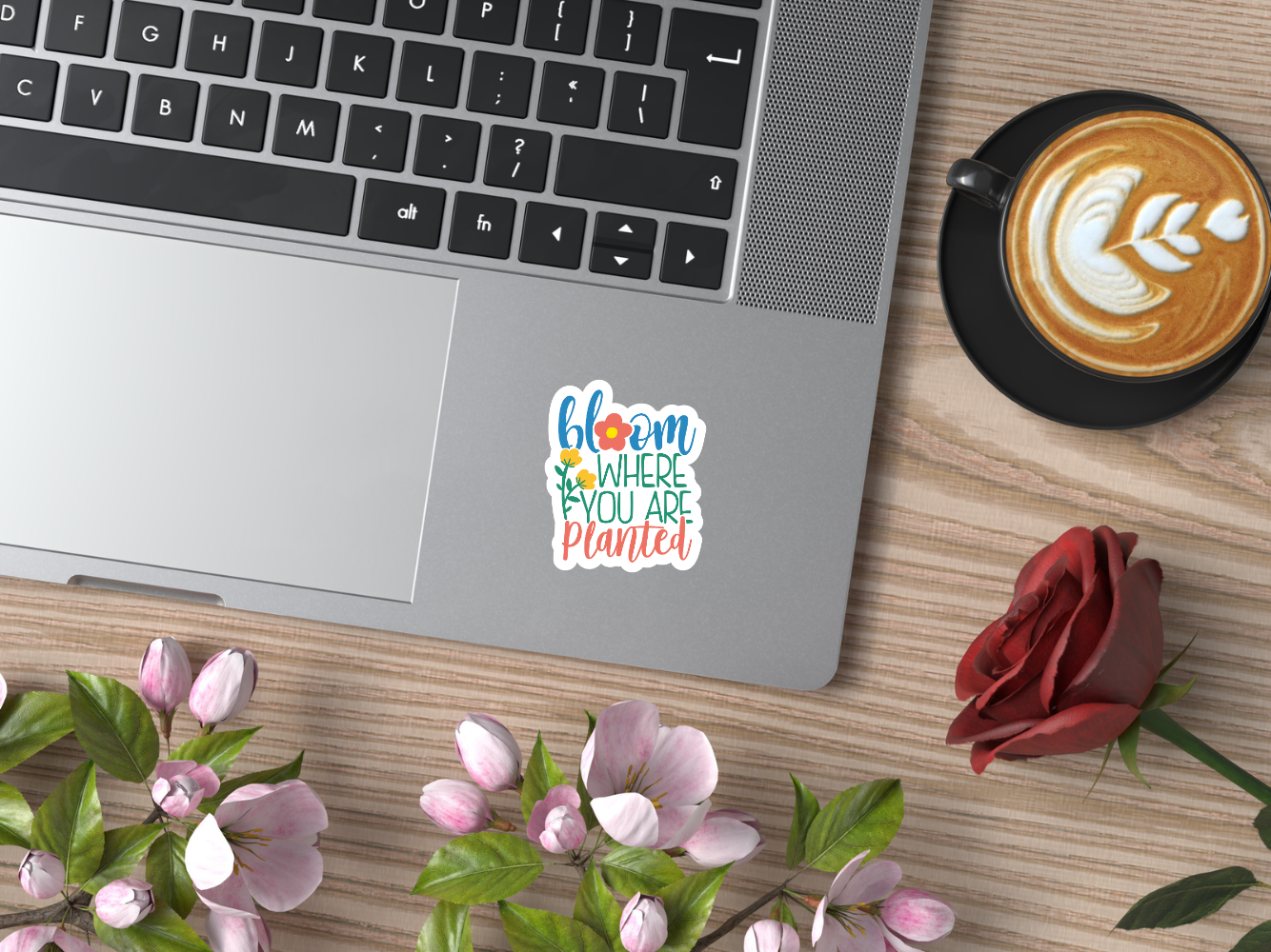 Bloom Where You Are Planted Sticker