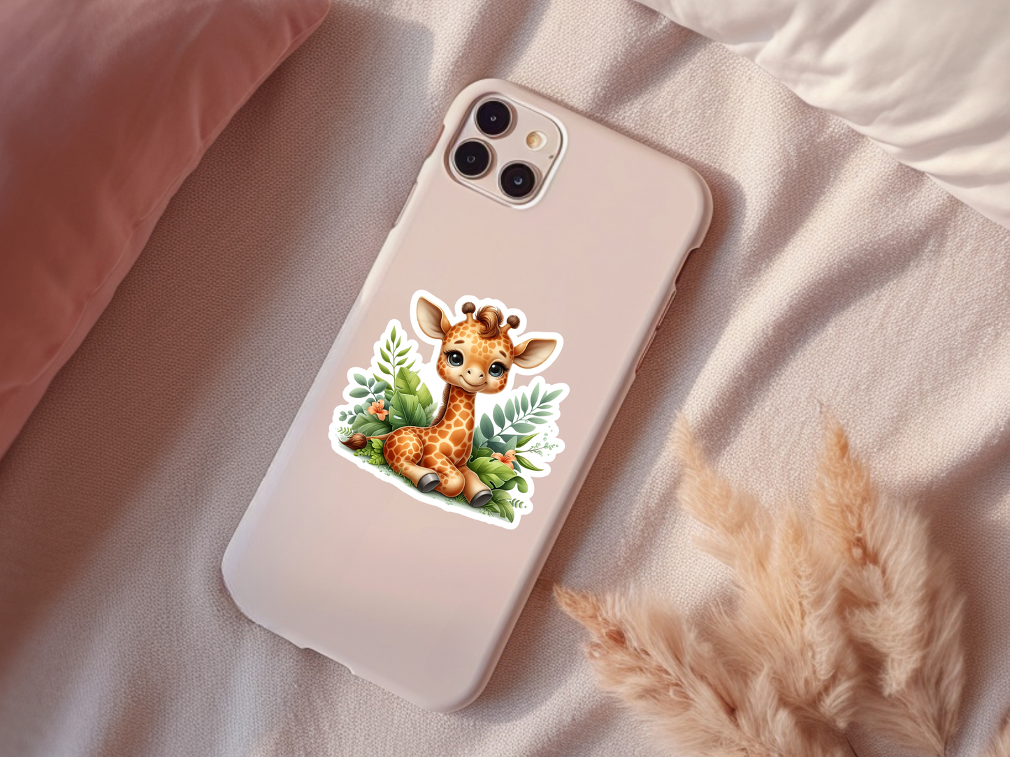 Cute Giraffe In Jungle Sticker