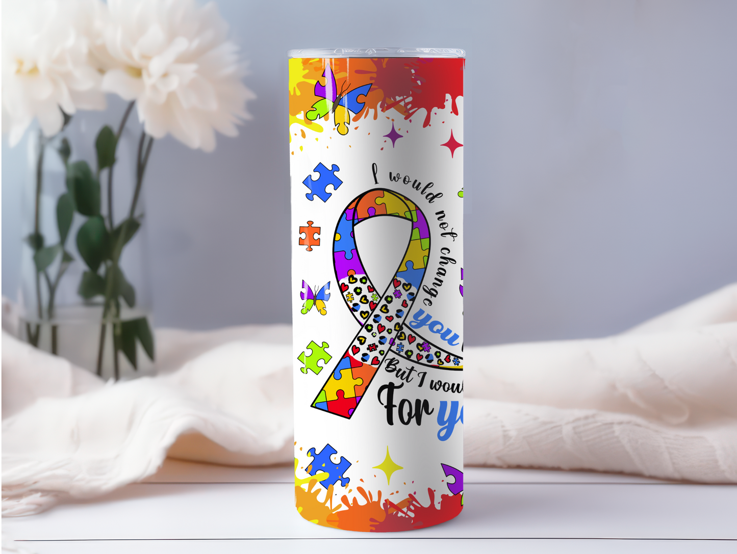 Autism Change The World For You 20oz Tumbler