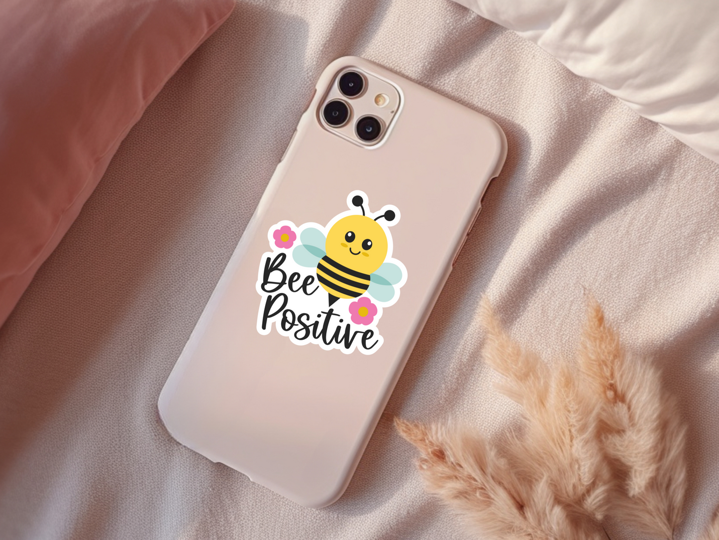 Bee Positive Sticker