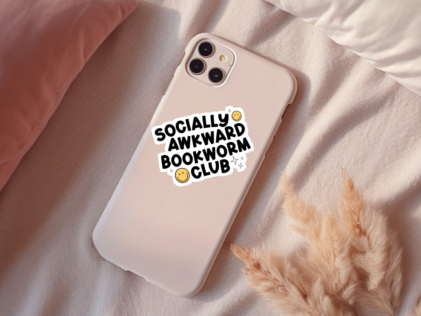 Socially Awkward Bookworm Club Sticker