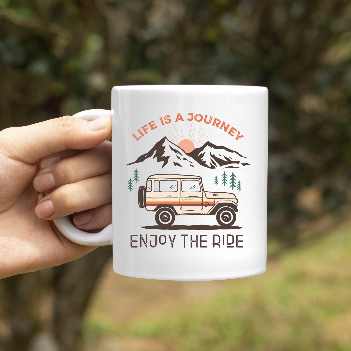 Life Is A Journey Enjoy The Ride 11oz Mug