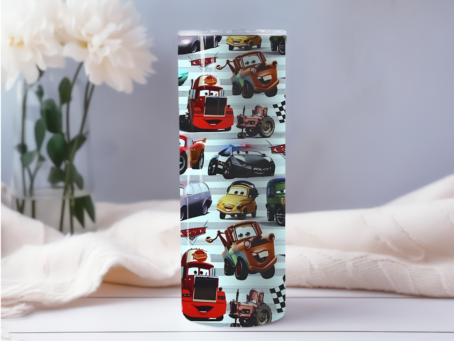 Cartoon Cars 20oz Tumbler