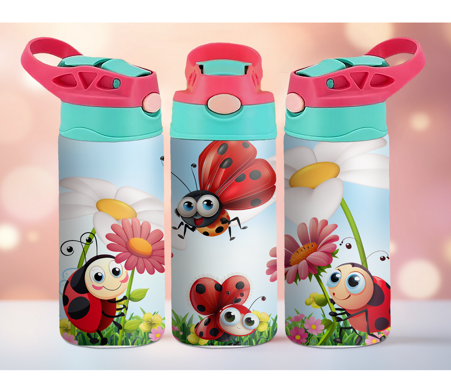 Cute Ladybug Kids 12oz Tumbler