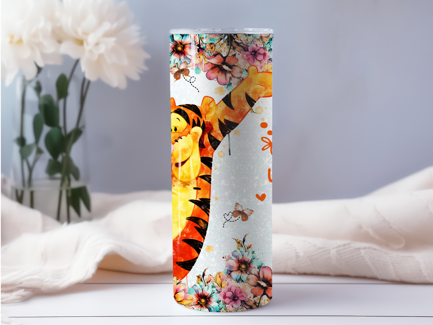 Just A Girl Who Loves Tigger 20oz Tumbler