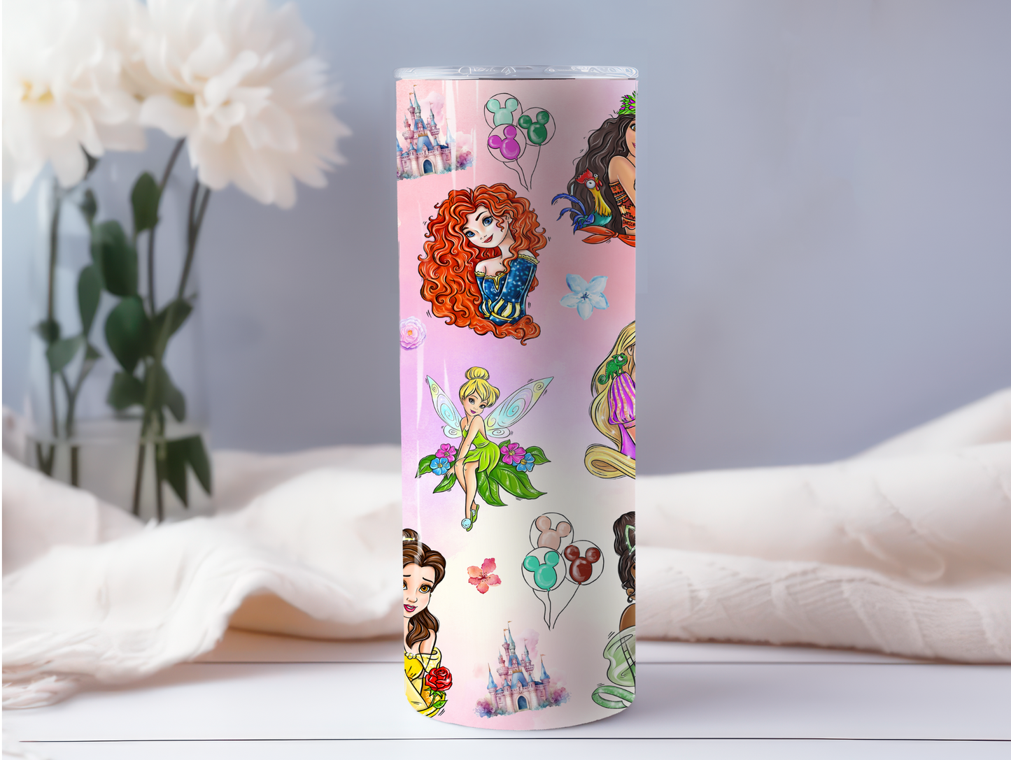 Cartoon Princess 20oz Tumbler