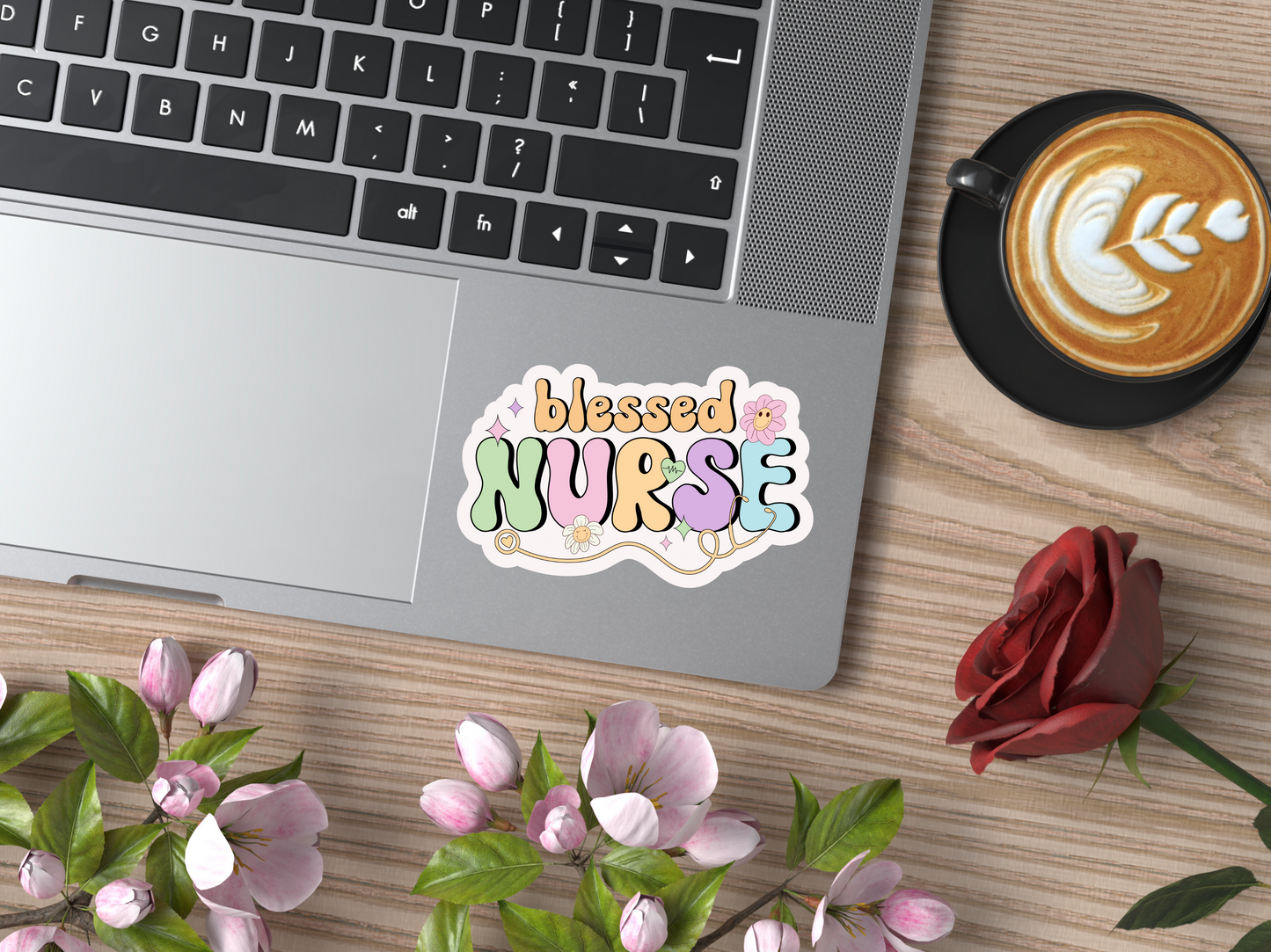 Blessed Nurse Pastel Sticker