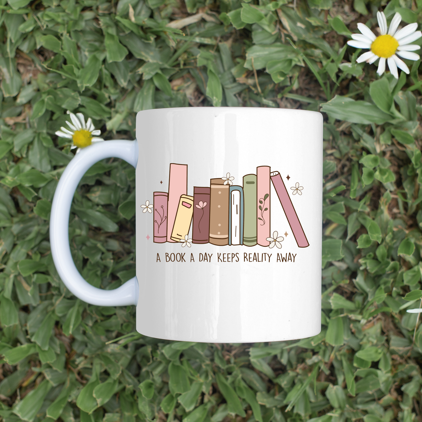 A Book A Day Keeps Reality Away 11oz Mug