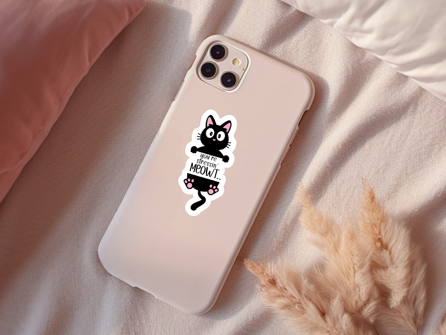 Your Stressin Meowt Cat Sticker