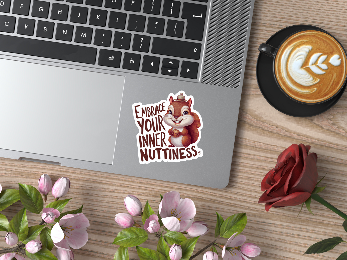 Embrace Your Inner Nuttiness Sticker