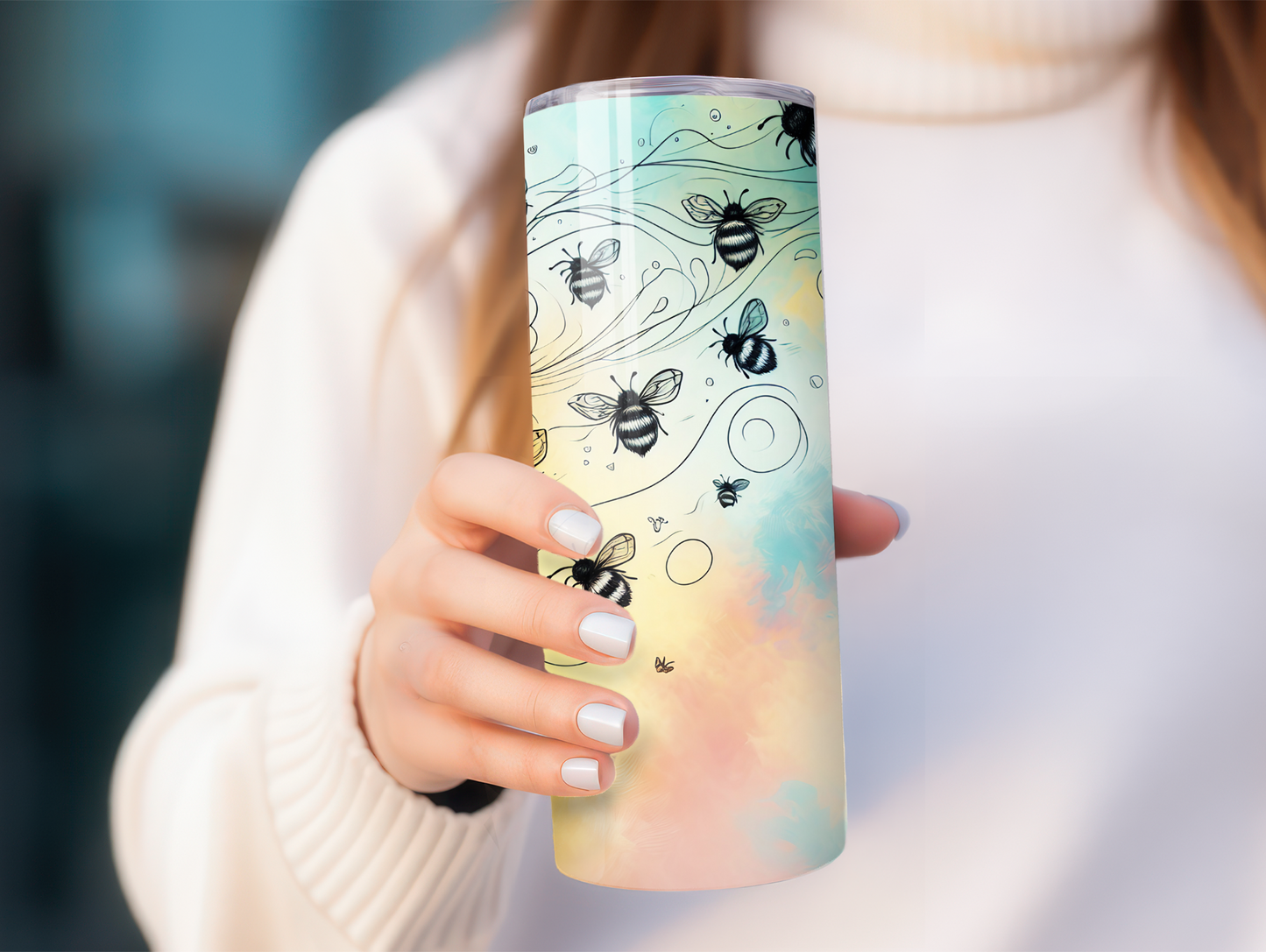 Just Breathe Sunflower 20oz Tumbler