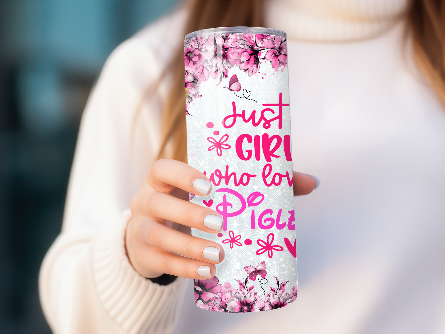 Just A Girl Who Loves Piglet 20oz Tumbler