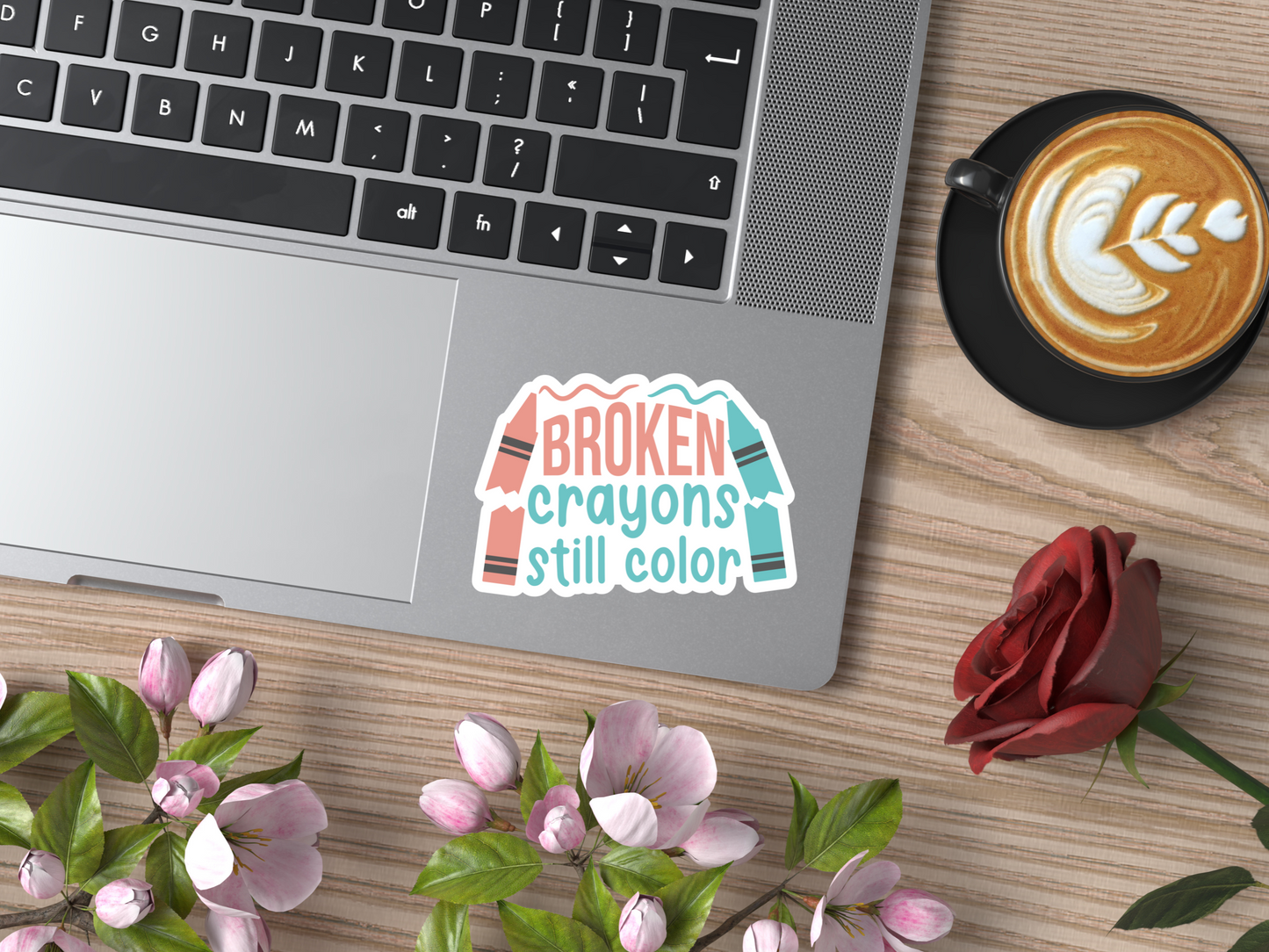 Broken Crayons Still Color Sticker