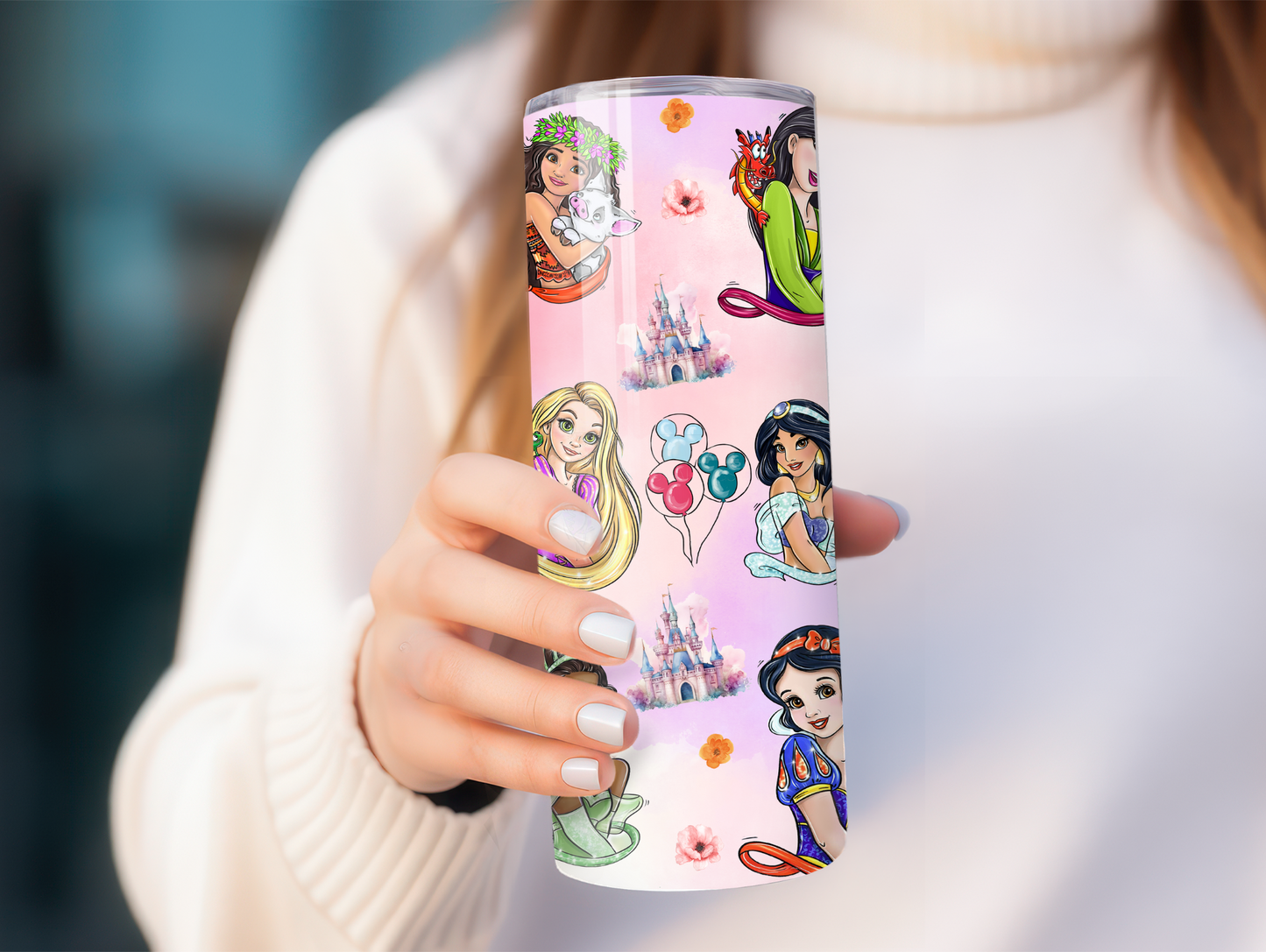 Cartoon Princess 20oz Tumbler