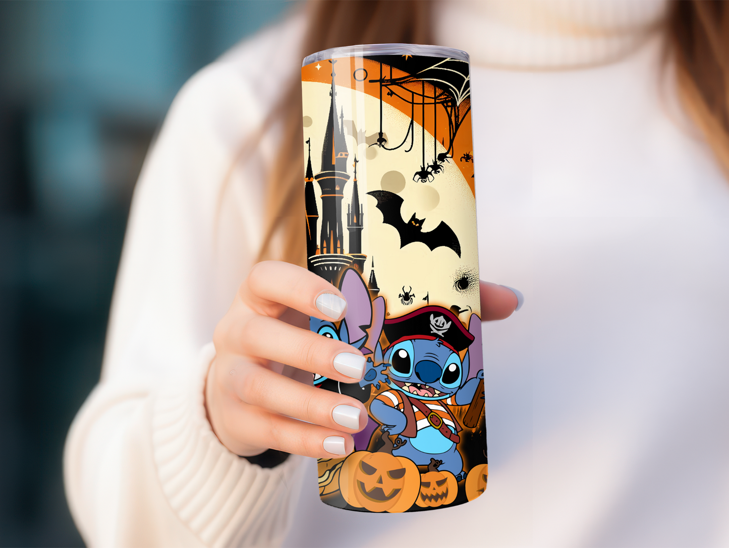 Blue Alien Character Halloween 20oz Tumbler