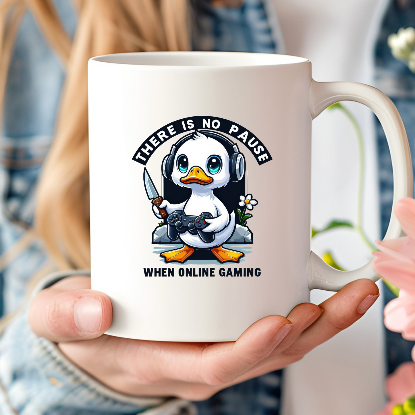 There's No Pause When Online Gaming 11oz Mug