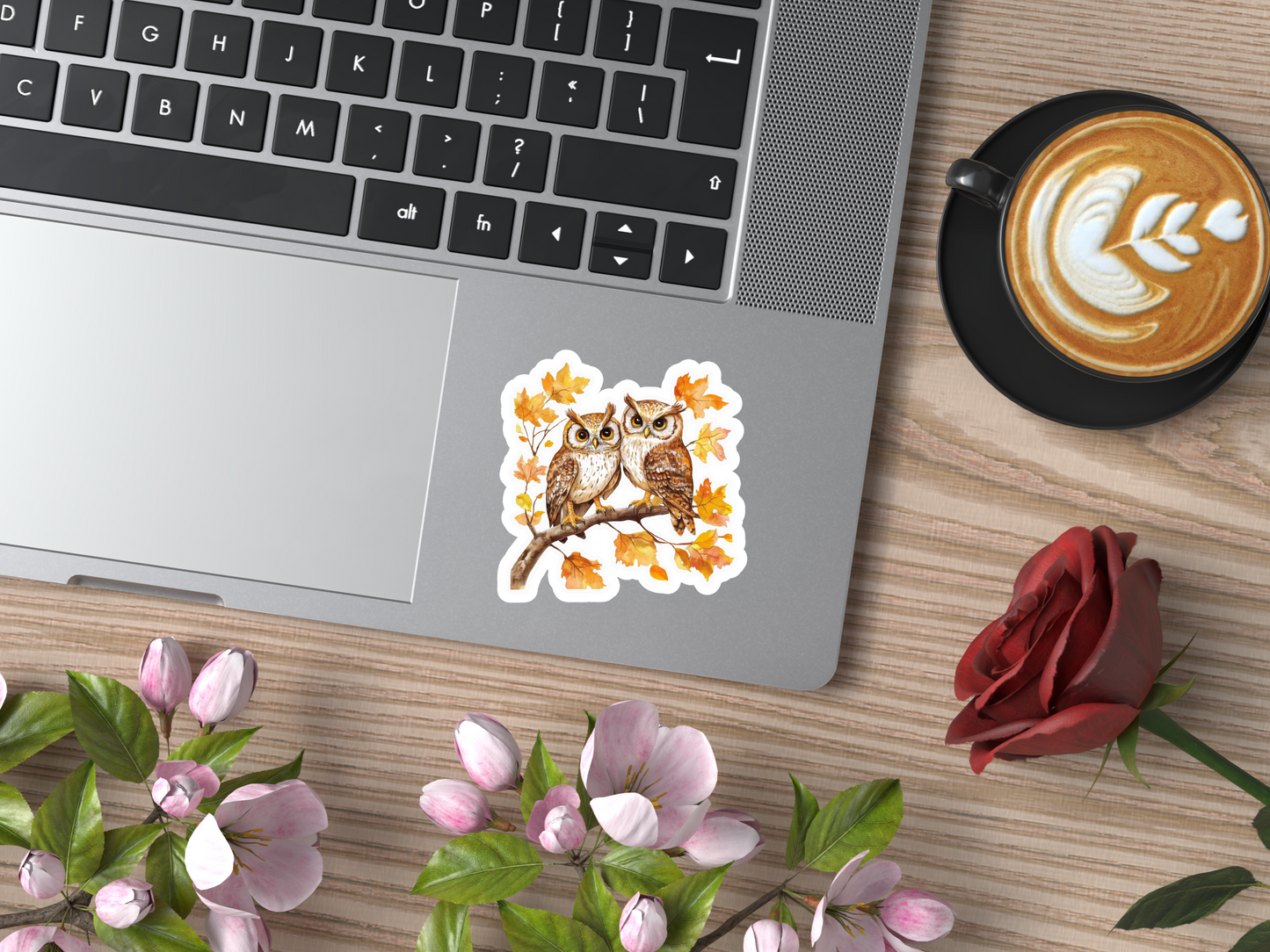 Fall Owls Sticker