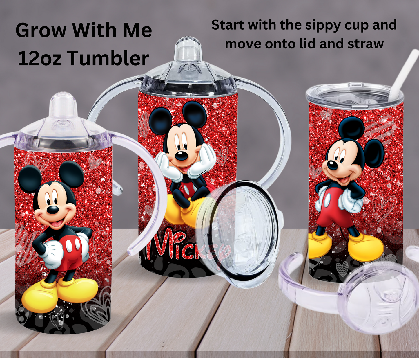 Mr Mouse 12oz Sippy Tumbler