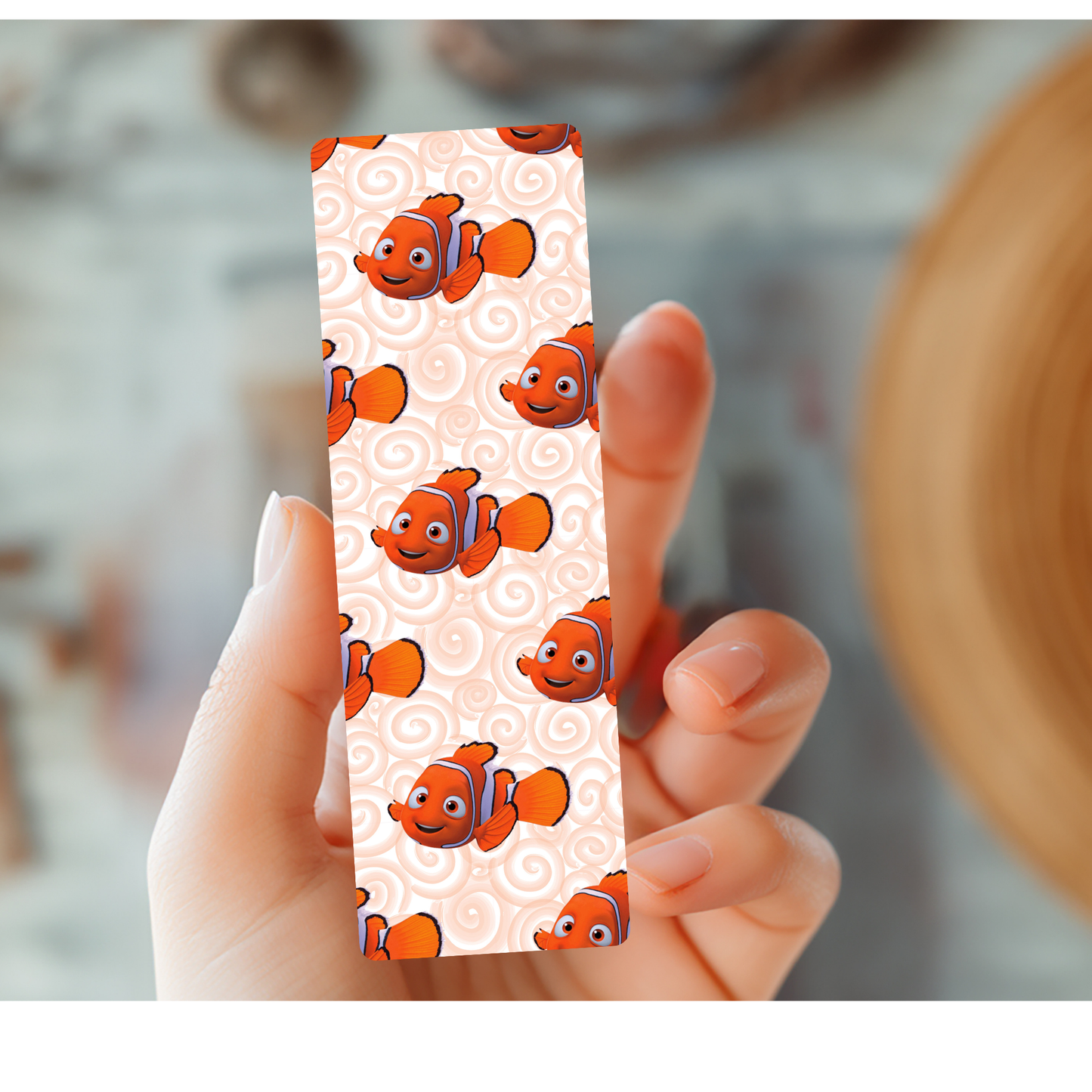 Kids Cute Orange Fish Bookmark