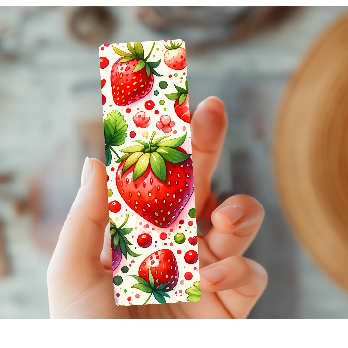 Strawberries Bookmark