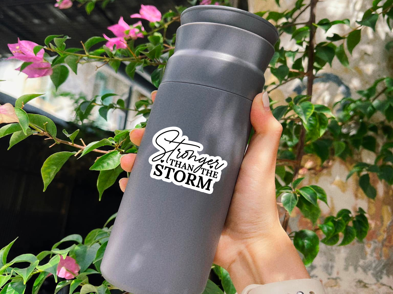 Stronger Than The Storm - Sticker