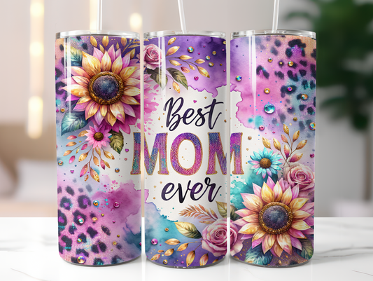 Best Mom Ever Purple 20oz Tumbler