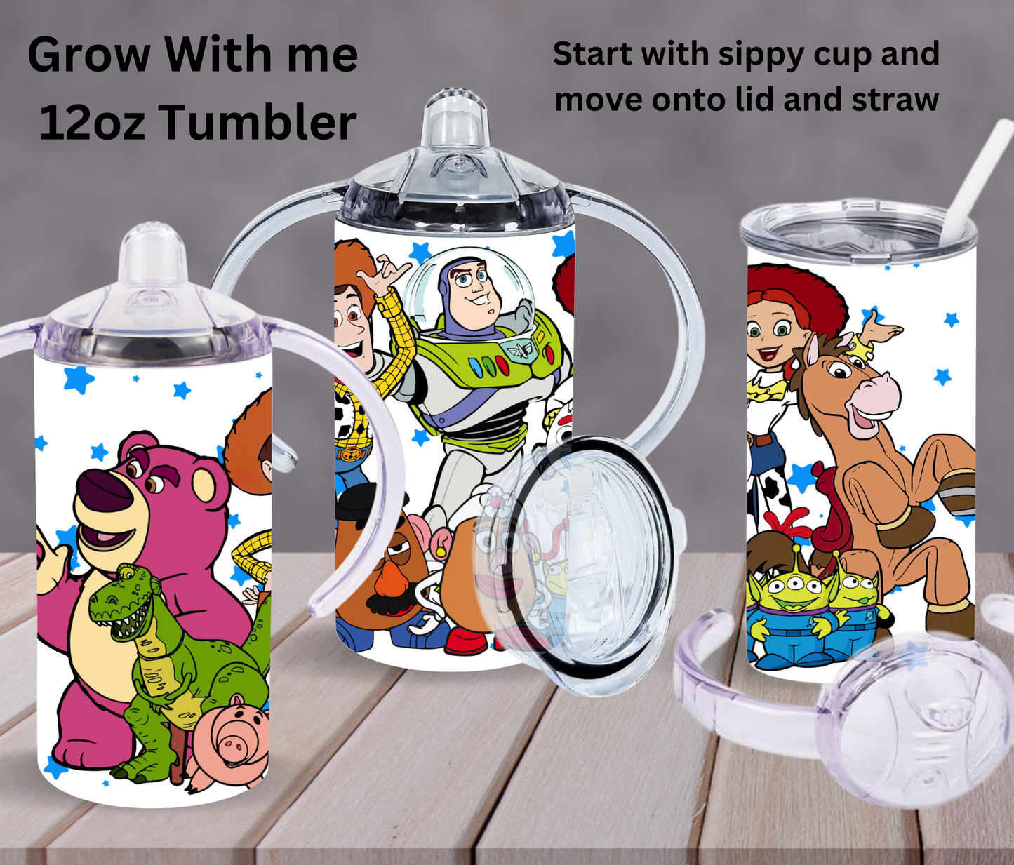 Bunch Of Toys 12oz Sippy Tumbler