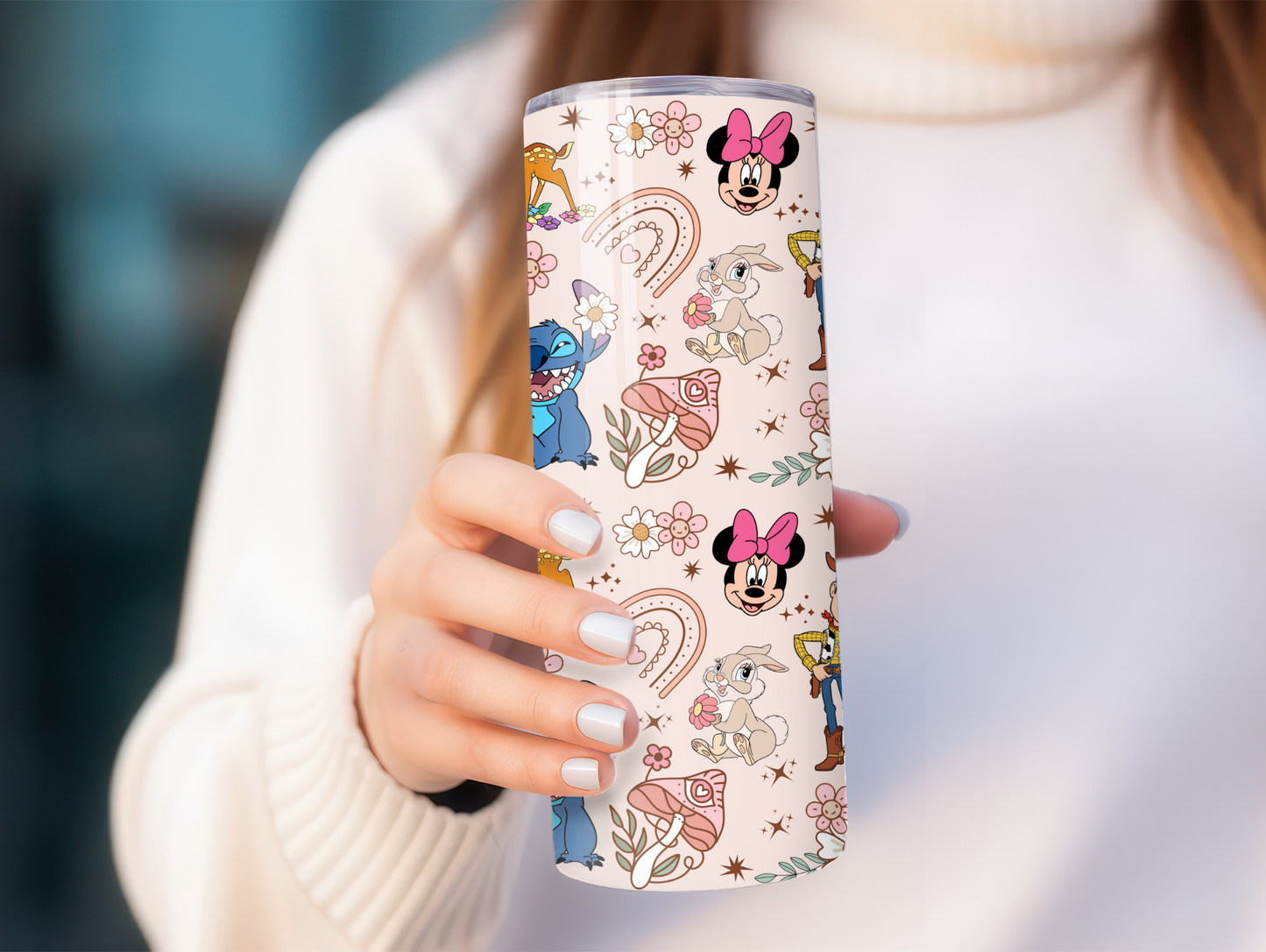 Boho Cartoon Friends 20oz Tumbler