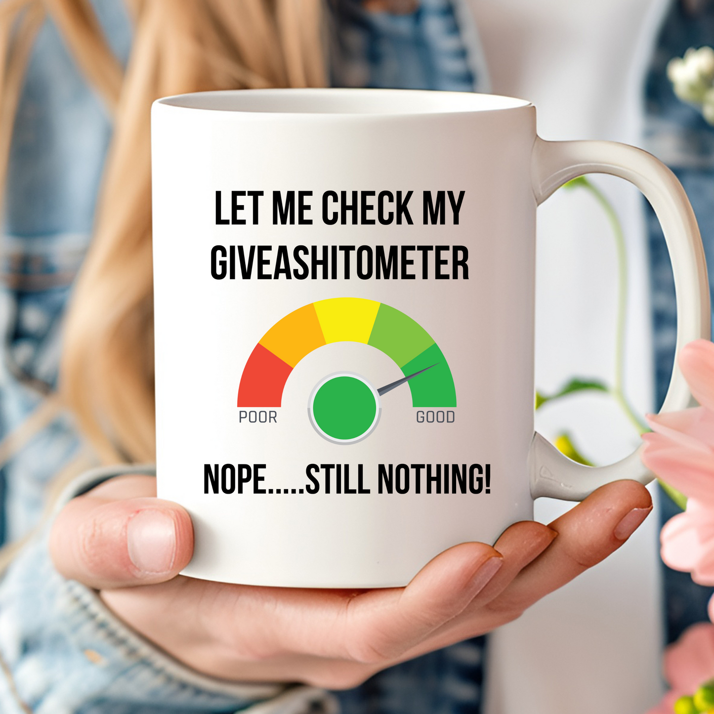 Giveashitometer 11oz Mug