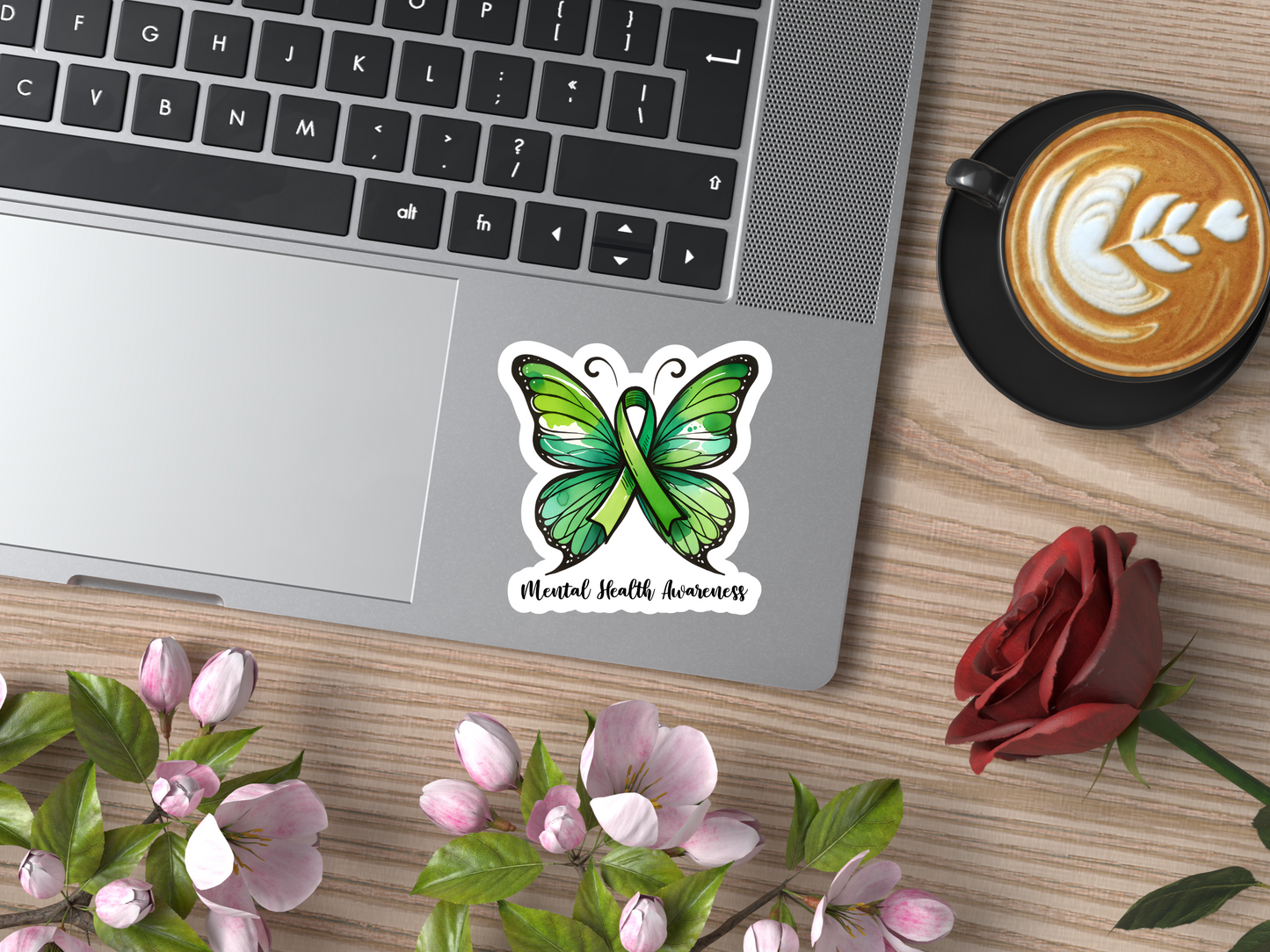 Mental Health Awareness Butterfly Sticker