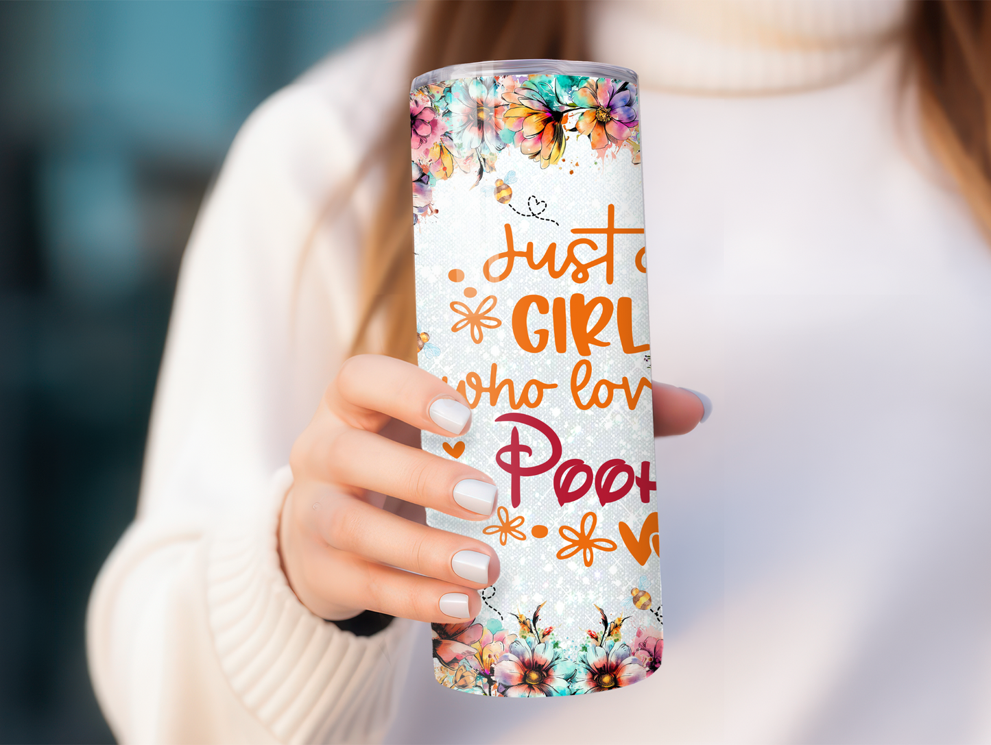 Just A Girl Who Loves Pooh 20oz Tumbler