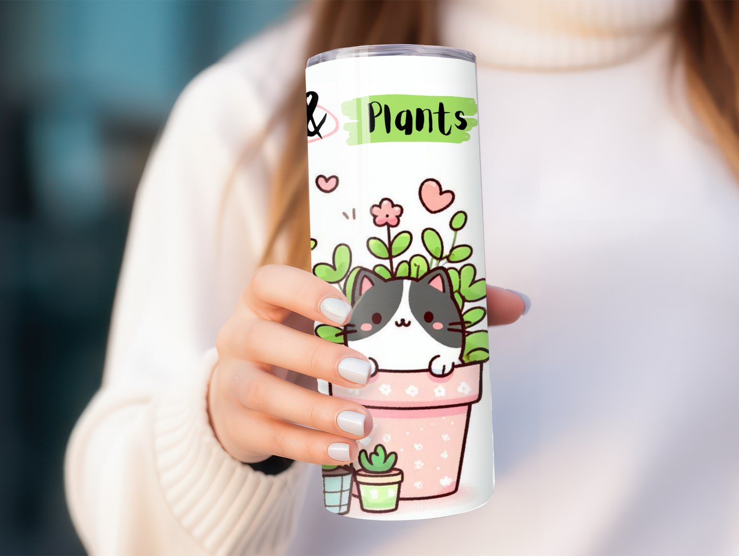 Love Cats & Plants 20oz Tumbler