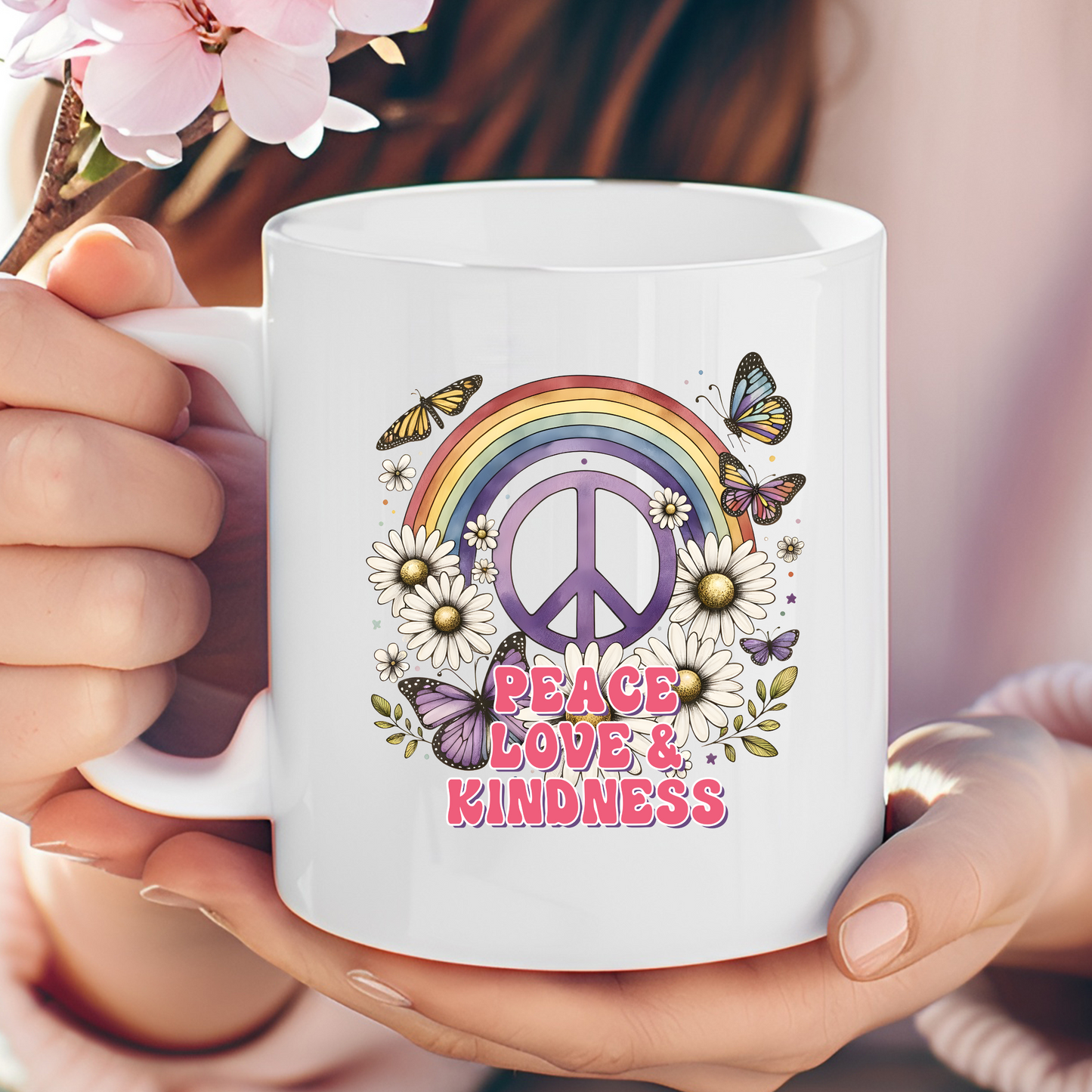 Peace Love Kindness 11oz Mug