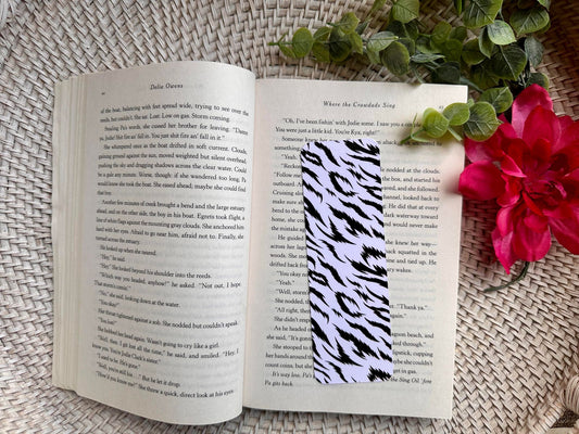 Black & White Animal Print Bookmark