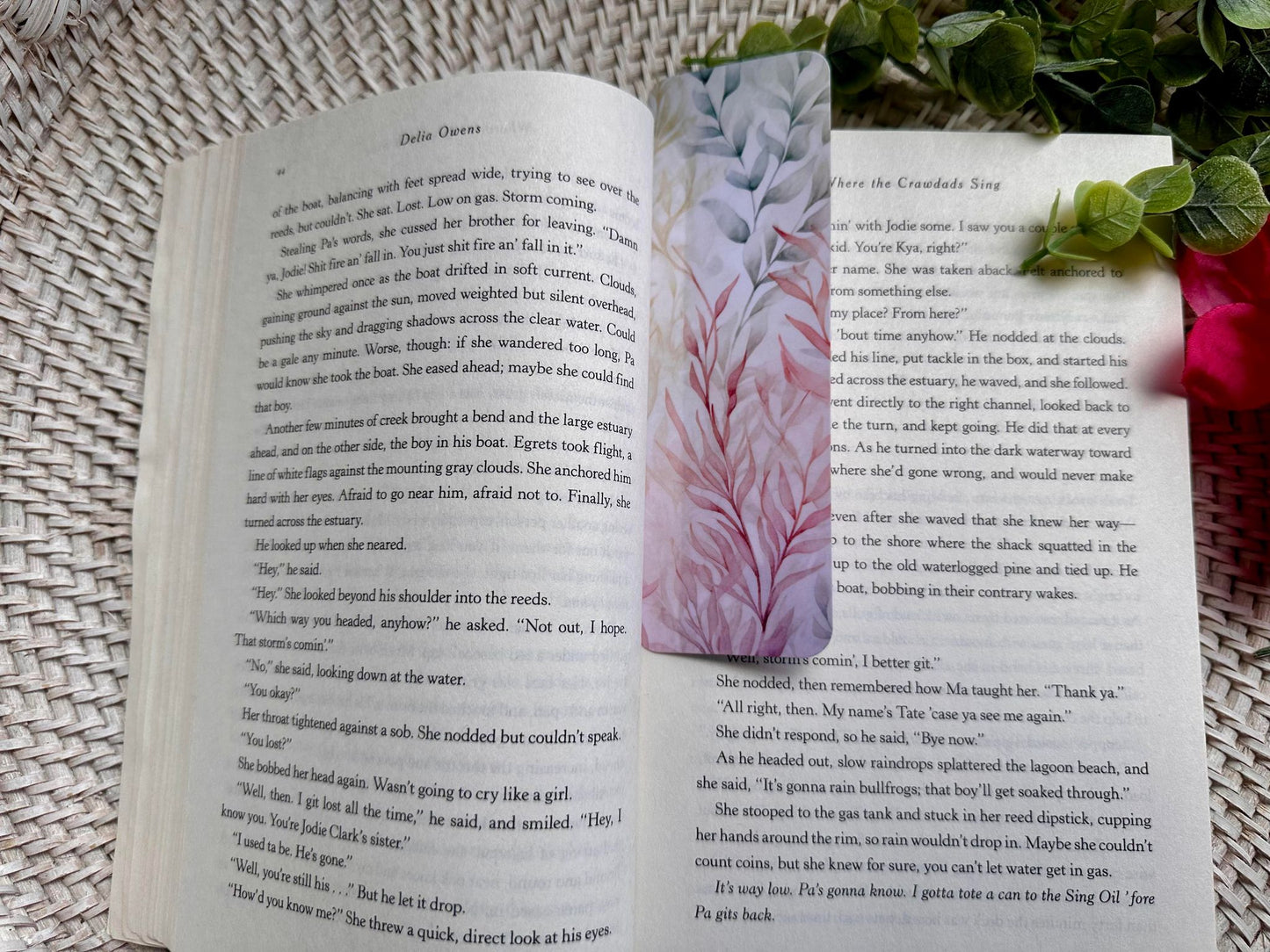 Pastel Leaf Bookmark