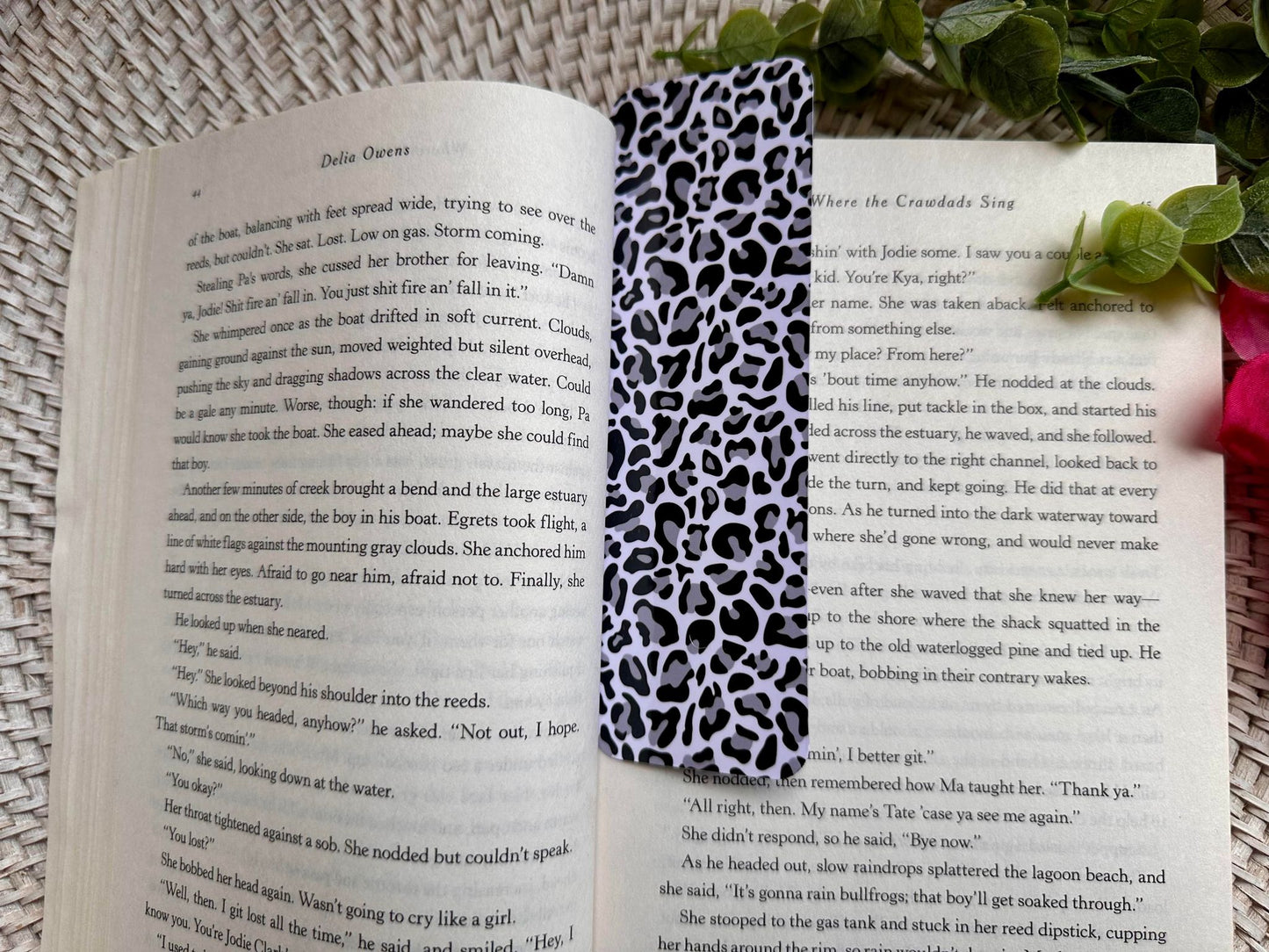 Black & White Animal Print Bookmark