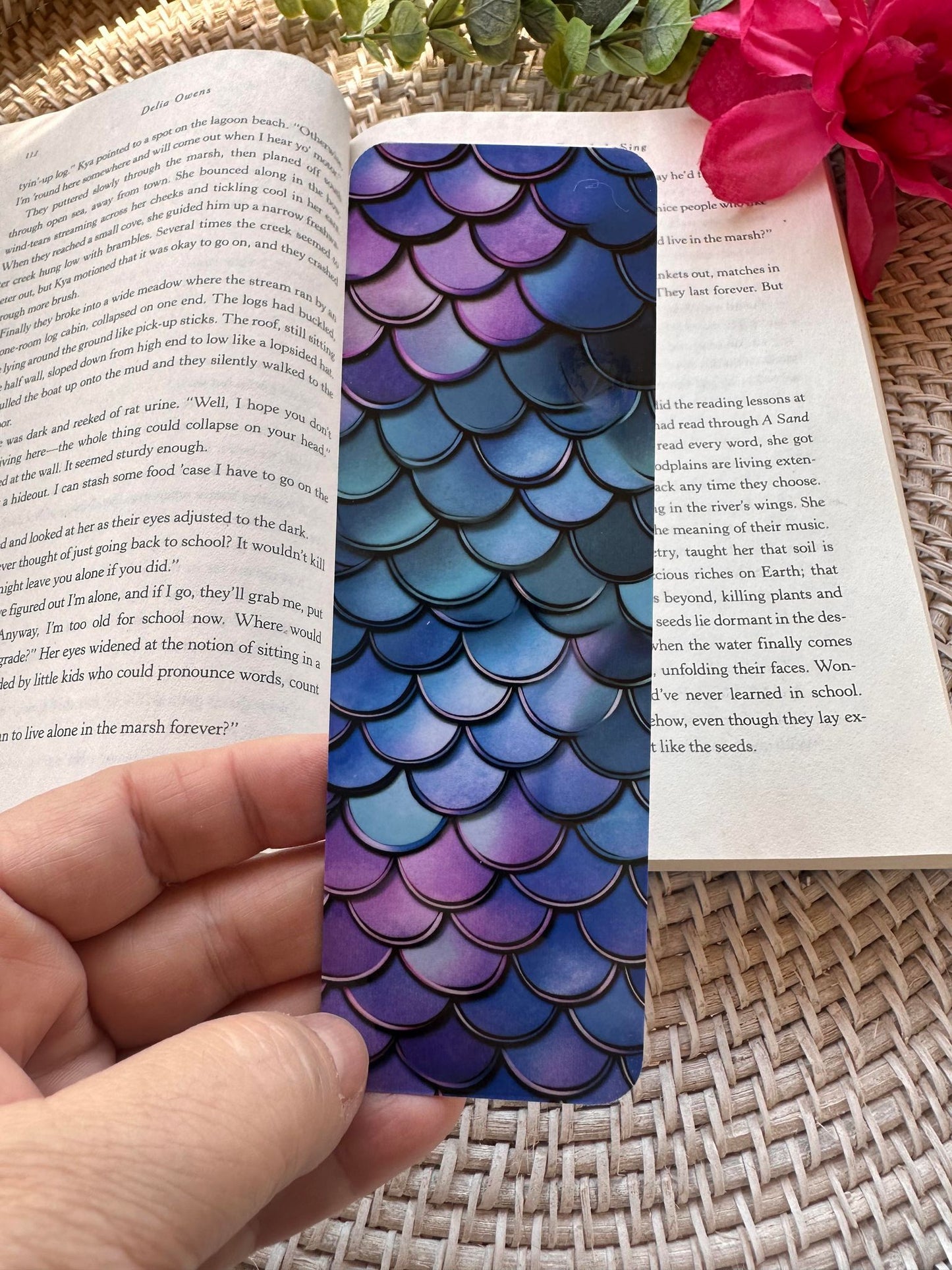 Purple & Teal Bookmark