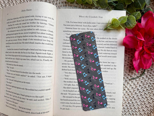 Gray Music Bookmark