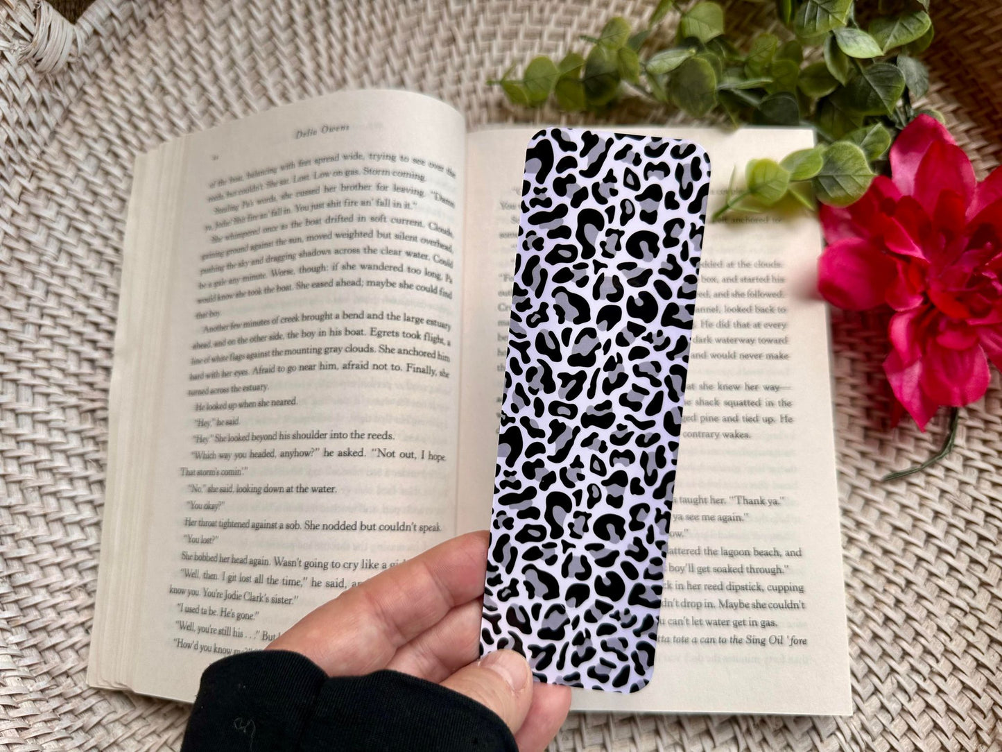 Black & White Animal Print Bookmark