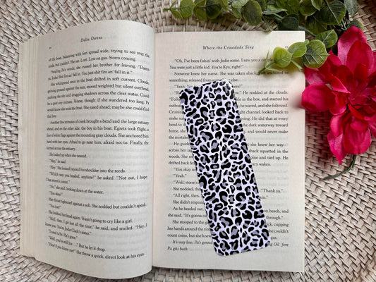 Black & White Animal Print Bookmark