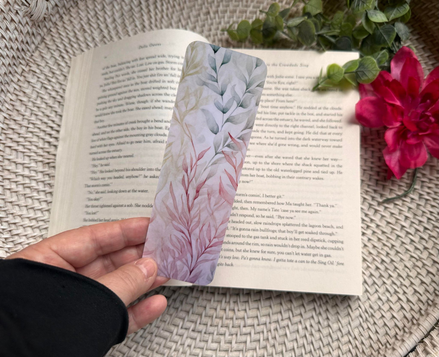 Pastel Leaf Bookmark