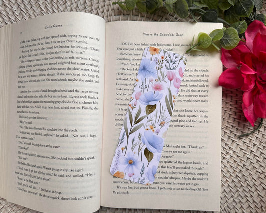 Blue Flower Bookmark