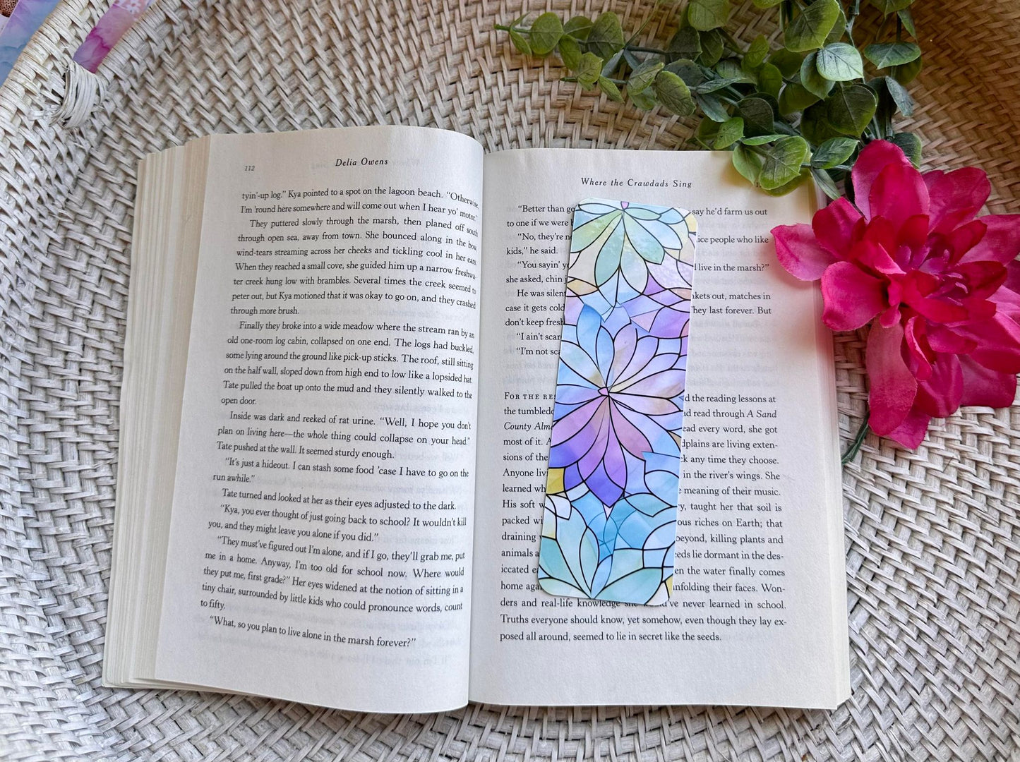 Pastel Stained Glass Bookmark