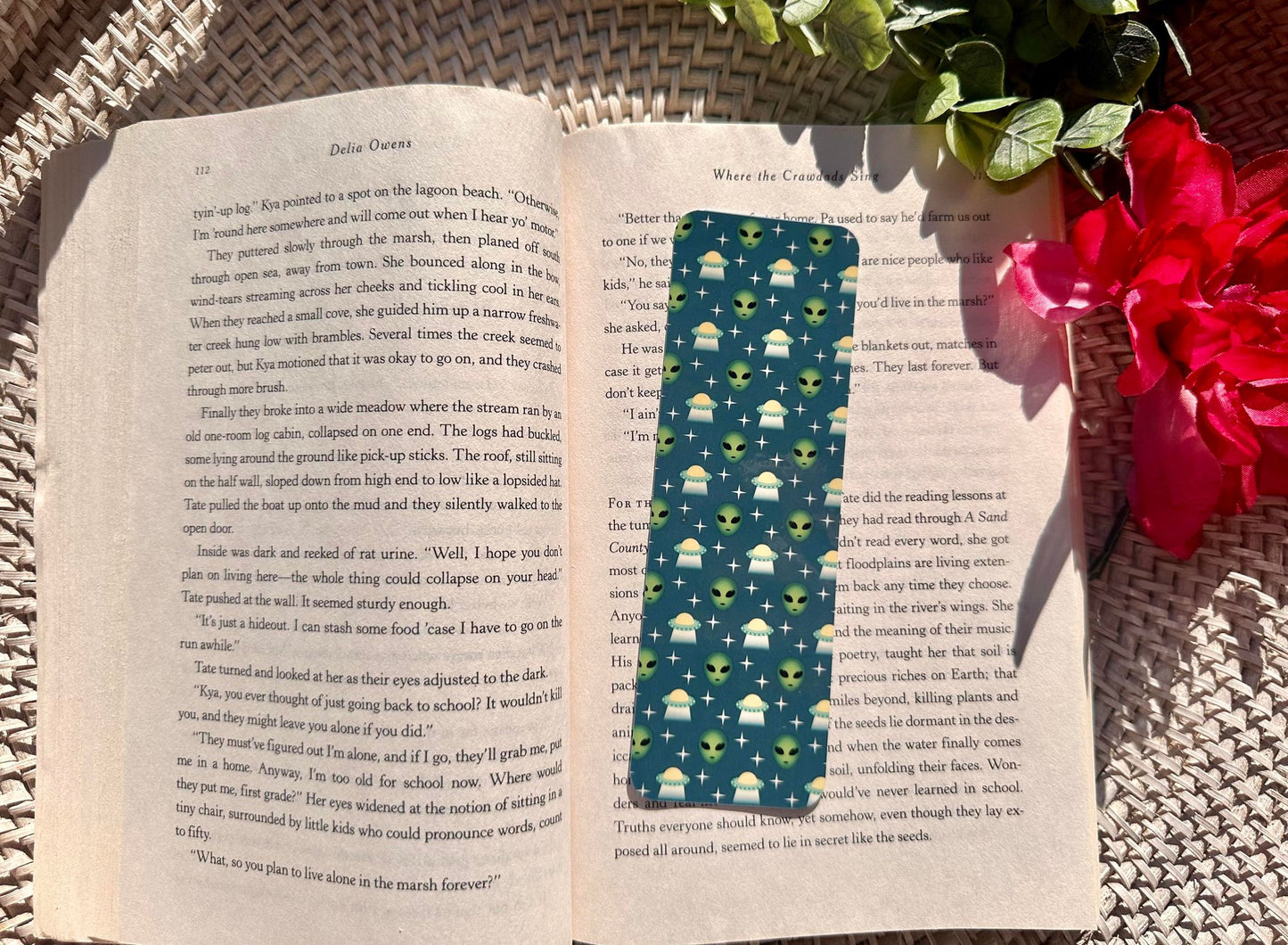 Green Alien Bookmark