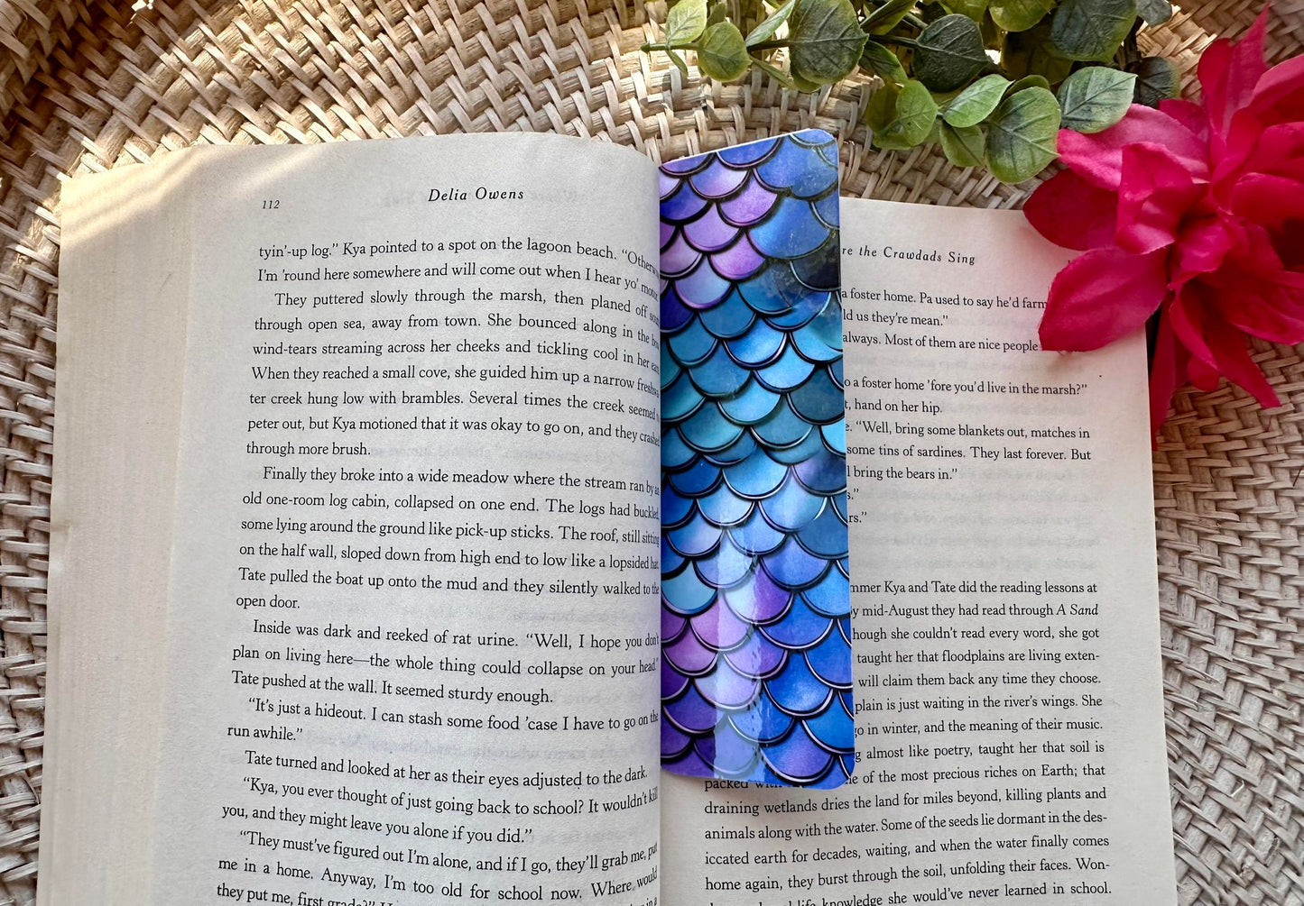 Purple & Teal Bookmark