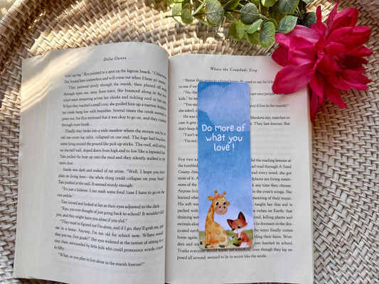 Fox & Giraffe Bookmark