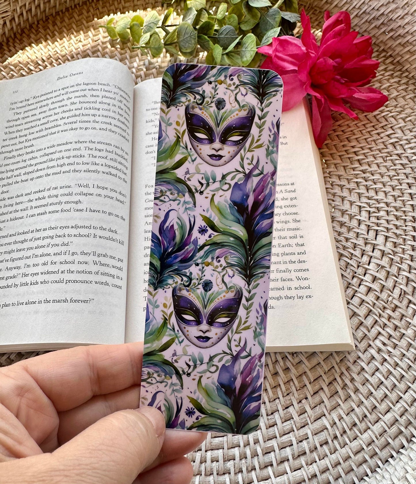 Mardi-Gras Mask Bookmark