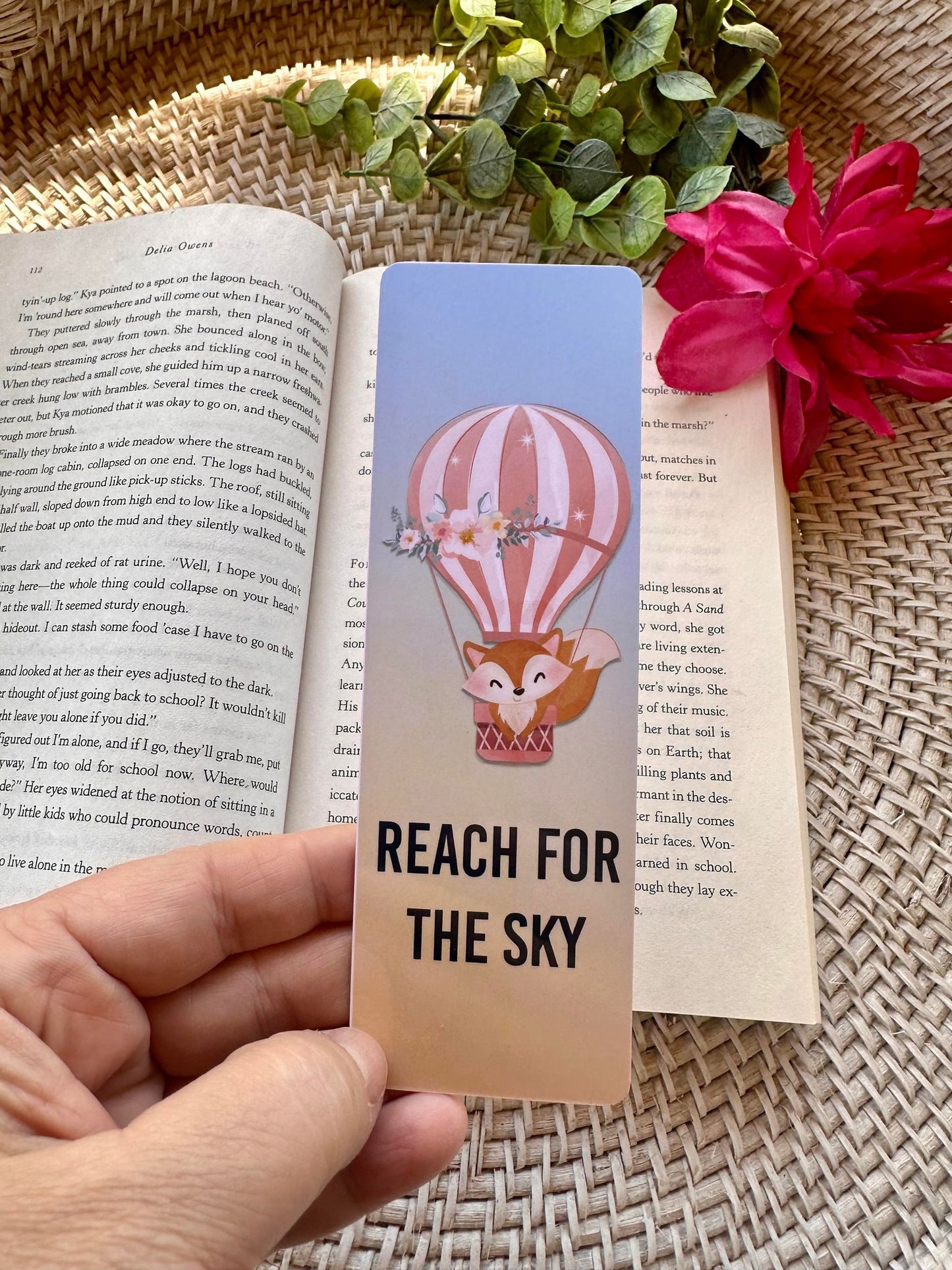 Reach For The Sky & Balloon Bookmark